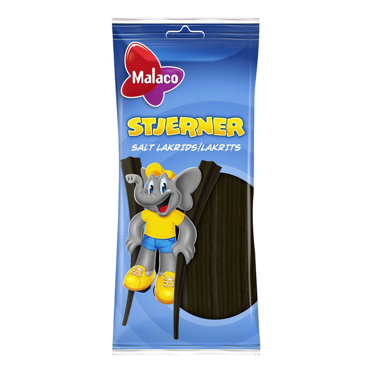 Malaco Stars Salted licorice 92g