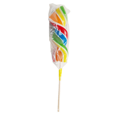 Twisted Rainbow Lollipop 50g