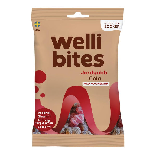 Wellibites Strawberry & Cola 70g